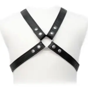 LEATHER BODY - Harness de cuero ajustable profesional para BDSM