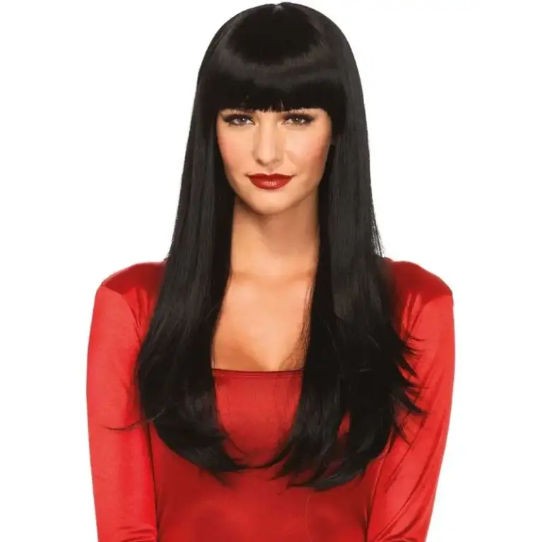 LEG AVENUE - Bangin Long Straight Wig Black | Estilo Premium