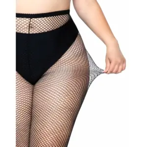 LEG AVENUE - Fishnet Pantyhose Plus Size | Elegancia Sensual