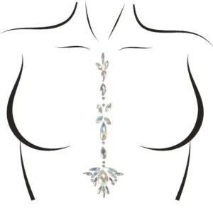 LEG AVENUE - Jade Adhesive Body Jewel Premium para Festivales