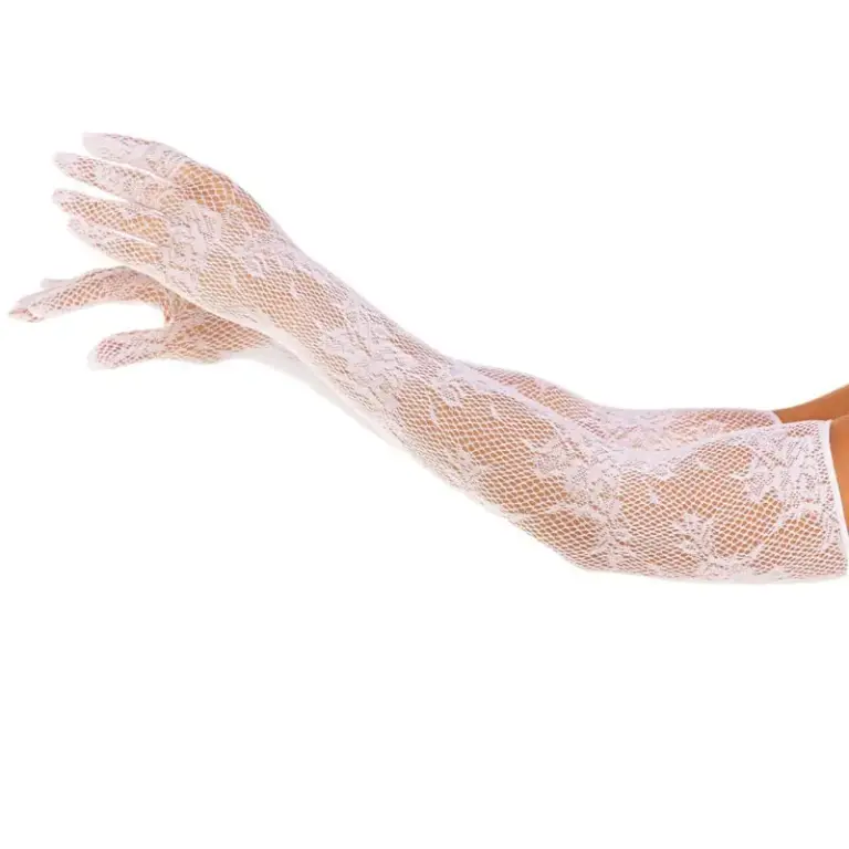 LEG AVENUE - Guantes Florales Rojos Premium Elegancia - vista principal
