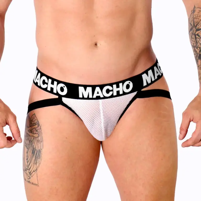 MACHO - JOCK MX26X1 Jockstrap Semi-Transparente White - vista principal