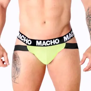 MACHO - Jockstrap MX28FA Amarillo Premium para Soporte