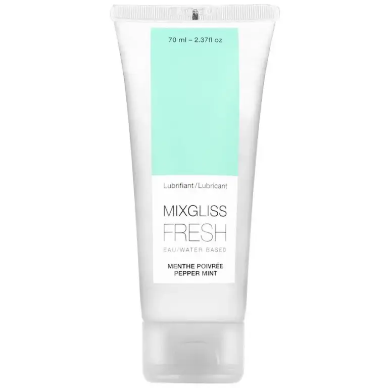 MIXGLISS - Lubricante Agua Sabor Menta Fría 70ml Premium