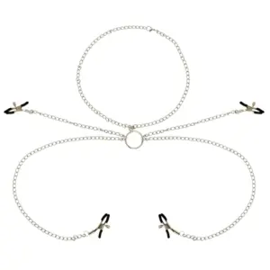 Ohmama - Clamps para Pezones Metalicos Premium con Cadena