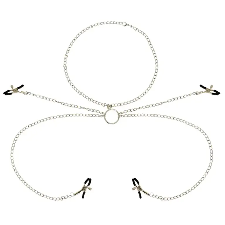 Ohmama - Nipple Clamps con Cadena Profesional de Metal - vista principal