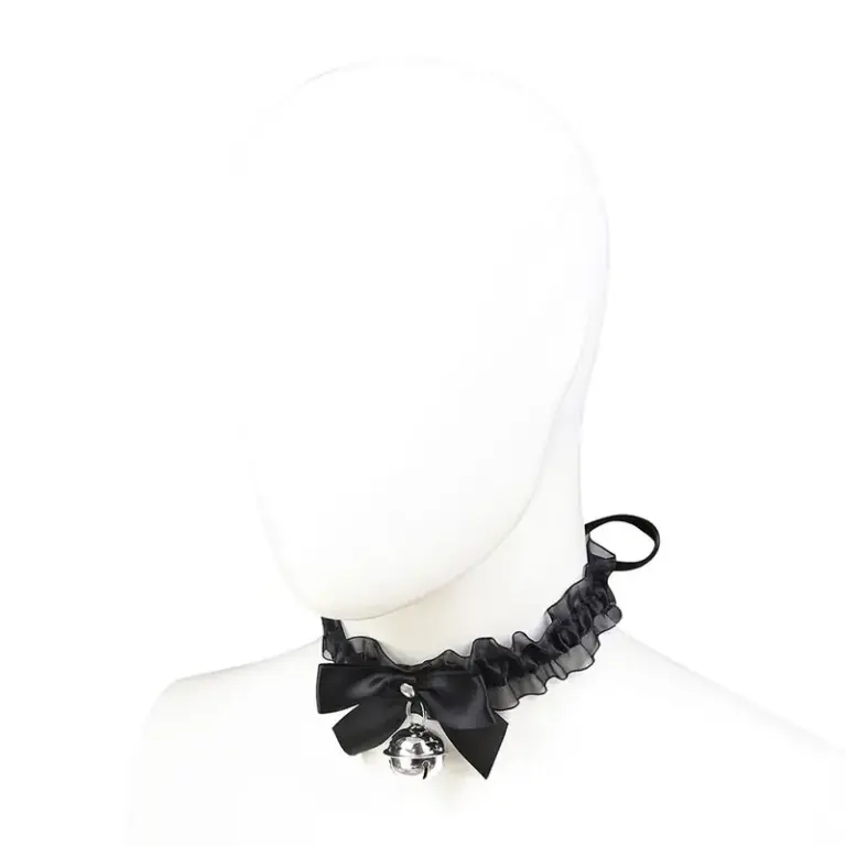 OHMAMA FETISH - Collar Fetish de Encajes Premium con Cascabel