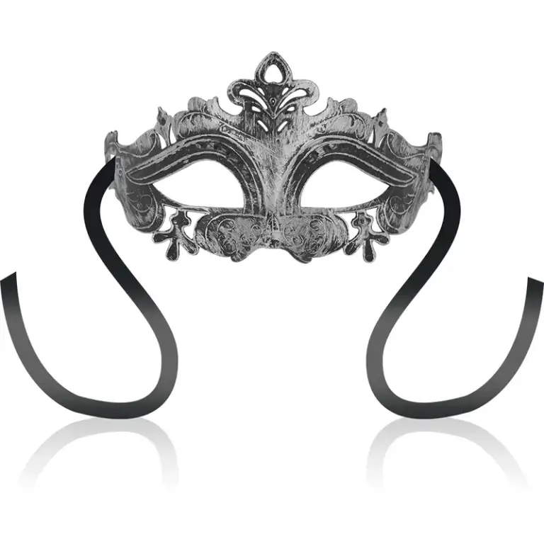 OHMAMA - Máscara Veneciana Estilo Original en Plata - vista principal