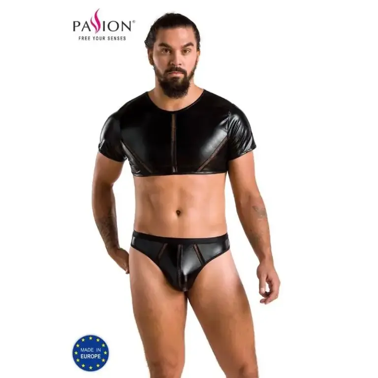 PASSION - SET PETER BLACK L/XL: Lingerie Premium para Innovadores