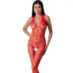 PASSION - Bodystocking Sexy Red Original One Size