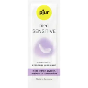 PJUR - Lubricante Hidratante Sensible 2 ML Sin Glicerina