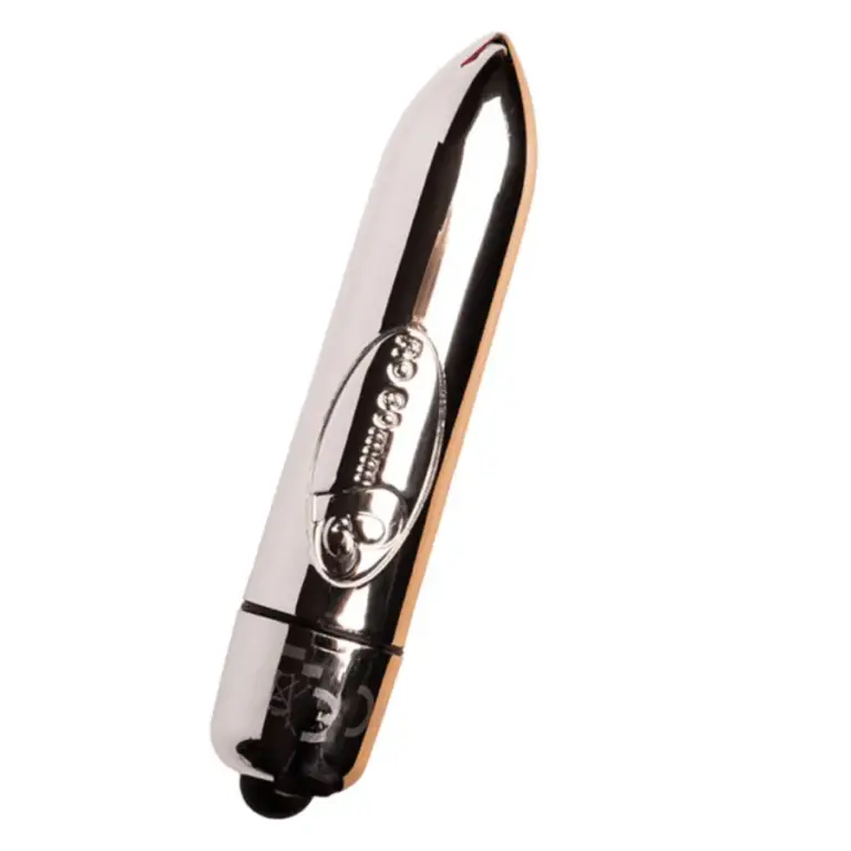 ROCKS-OFF - RO-80 Chrome Vibrador Bullet Discreto y Poderoso - vista principal