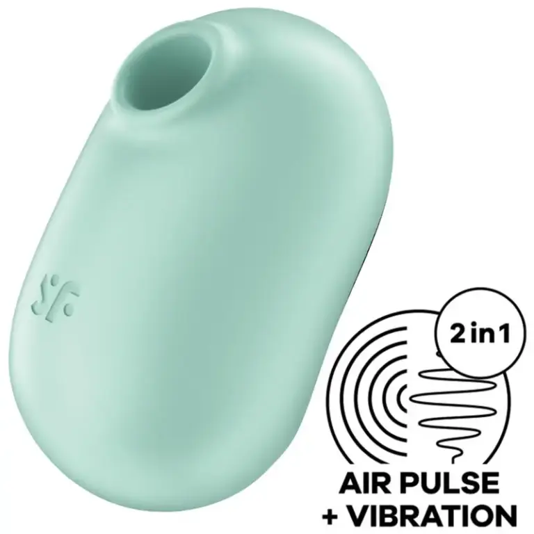 SATISFYER - Pro To Go 2 Vibrador Profesional Verde Premium