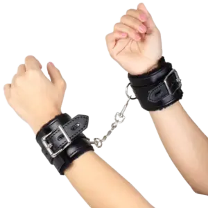 SECRETPLAY - Black Bondage Handcuffs Premium para BDSM