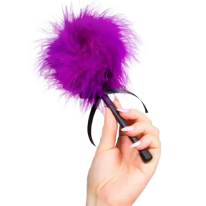 SECRETPLAY - Duster Marabou Rosa Púrpura Premium para Placer