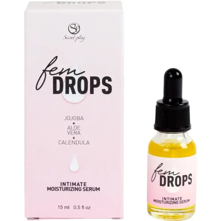 SECRETPLAY - Fem Drops Suero Hidratante Intimo Profesional 15 ML - vista principal