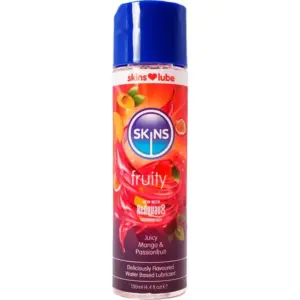 SKINS - FRUITY WATER-BASED LUBRICANT MANGO & PASSION FRUIT 130 ML