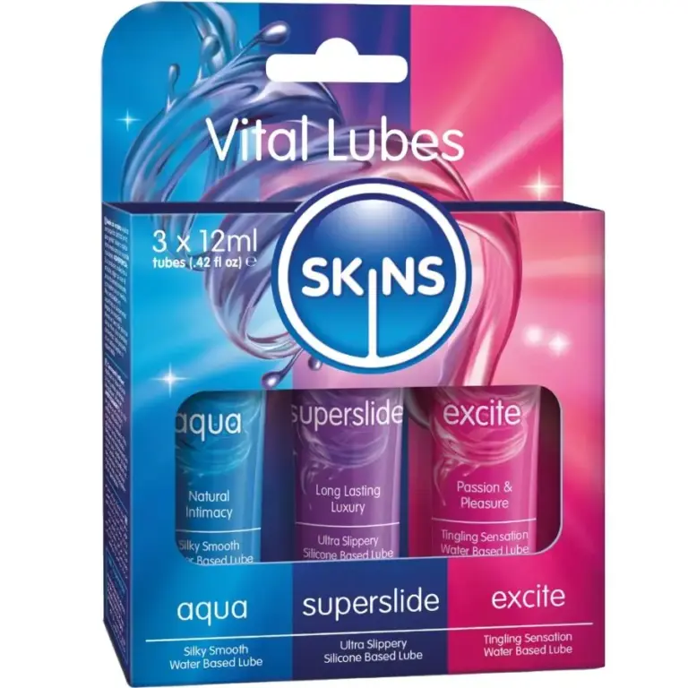 SKINS - Lubricantes Vitales Premium para Placer Intenso