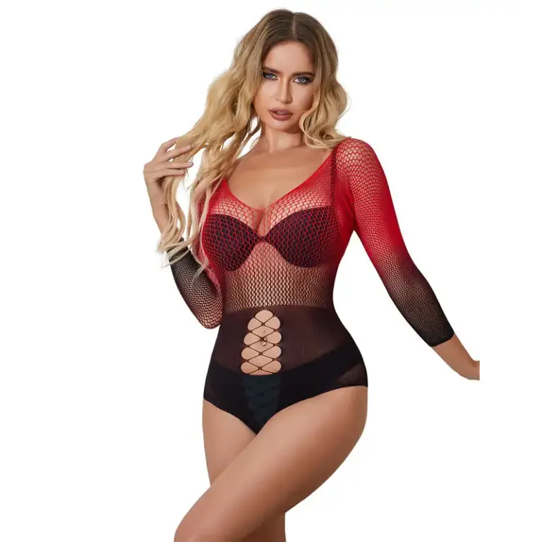 SUBBLIME - Vestido de Red y Negro con Gradiente Elástico - vista principal