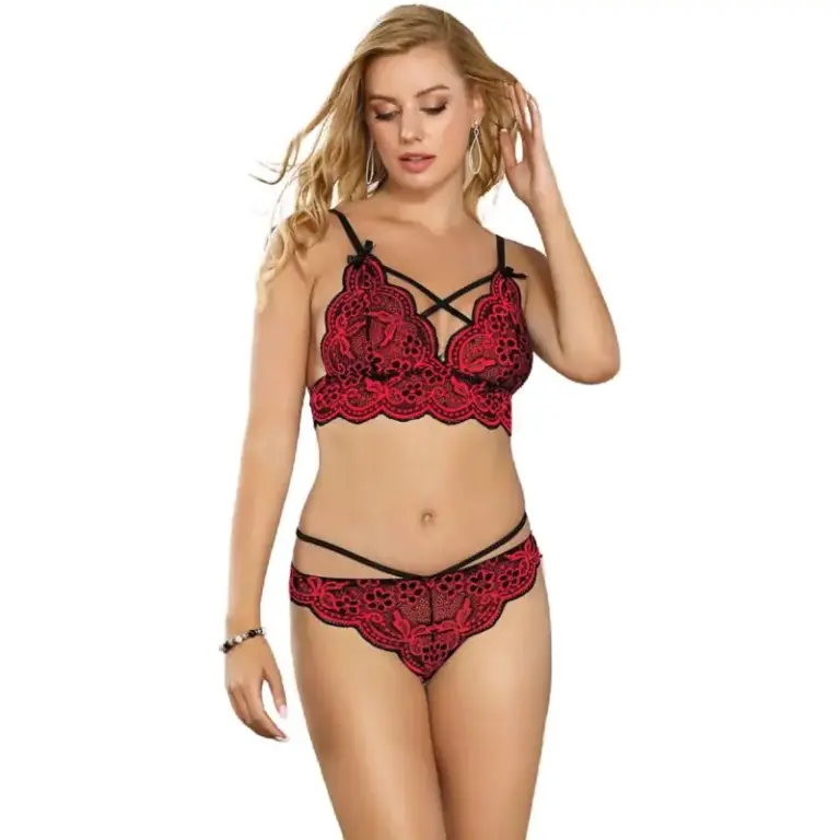 SUBBLIME - Conjunto Lencería Sexy de Encaje Premium