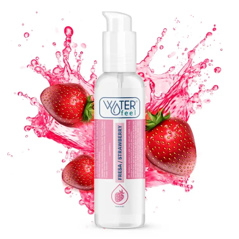 WATERFEEL - Lubricante de Fresa Premium 175 ML