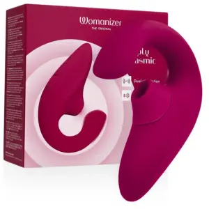 WOMANIZER - VIBRADOR RABBIT PREMIUM Fucsia con 2 Motores