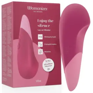 WOMANIZER - VIBRADOR SILENCIOSO LAY-ON CON ULTRAWAVE