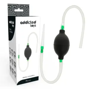 ADDICTED TOYS - Enema Set Negro Profesional para Viajes
