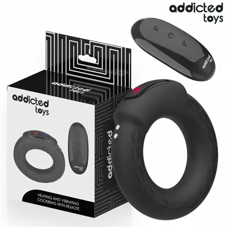 Addicted Toys - Anillo Vibrador Calentador con Control Remoto