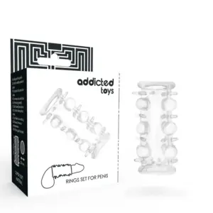 ADDICTED TOYS - Penis Sleeve Clear | Placer Premium y Duradero