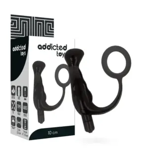 ADDICTED TOYS - Vibrador Prostático Black 10 cm Profesional