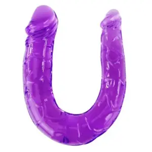 Nmc Toys - Double Dildo Flexible Jelly Premium en Lila