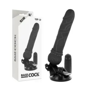 BASECOCK - Vibrador Realista Control Remoto Premium 19.5 cm