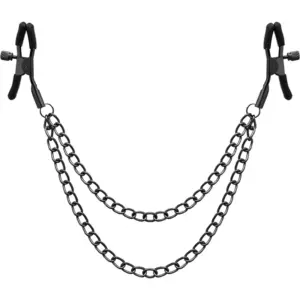 BEGME - Clamps de pezón con cadena premium para BDSM