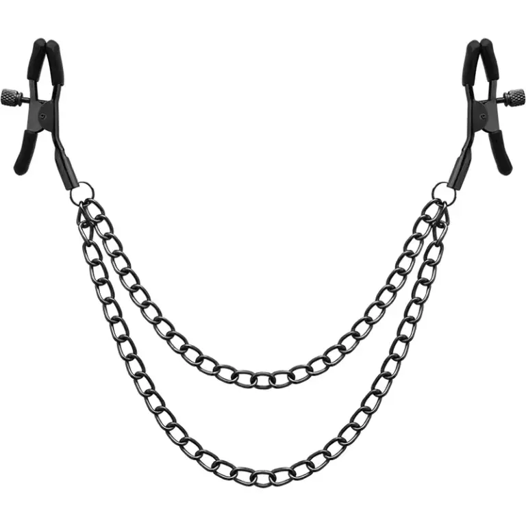 BEGME - Clamps de pezón con cadena premium para BDSM