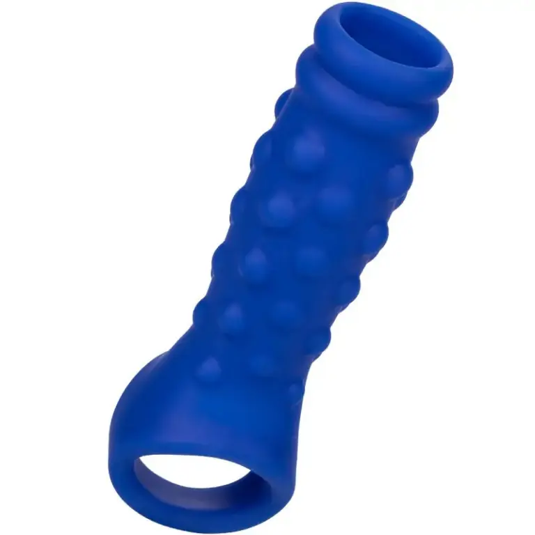 CalExotics - Admiral Beaded Penis Cover Silicone Premium Azul