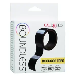 CALEXOTICS - BOUNDLESS BONDAGE TAPE BLACK | Versátil y Reutilizable