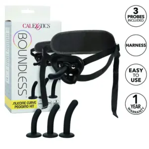 CalExotics - Boundless Silicone Curve Pegging Kit Premium para Placer