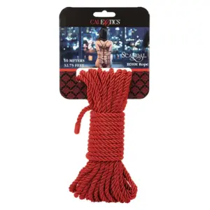 CALEXOTICS - Scandal Red BDSM Rope 10 M Premium para Placer Sorpresivo