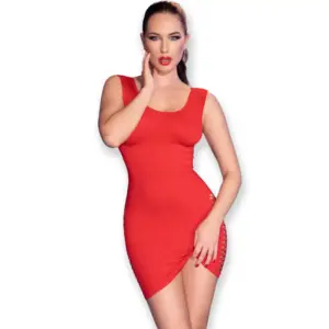 CHILIROSE - CR 4622 Dress Sexy Red S/M Premium