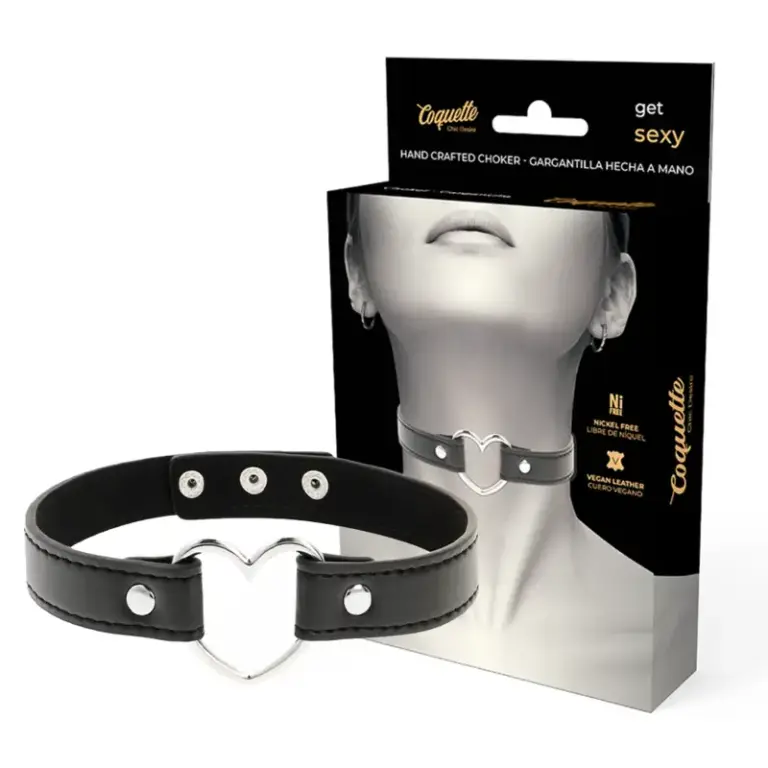 Coquette Chic Desire - Collar de Cuero Vegano Original para Mujer - vista principal