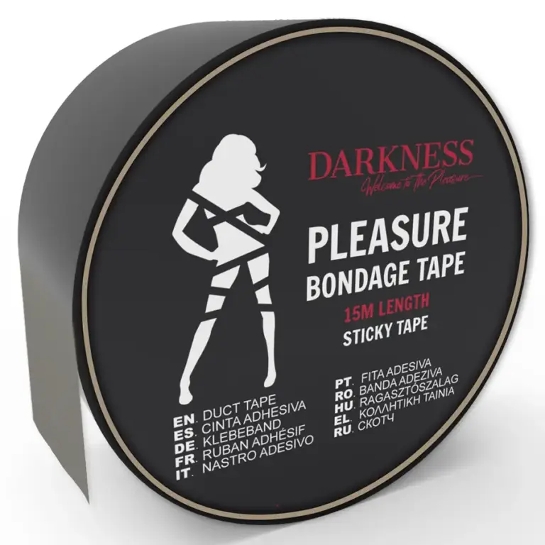 DARKNESS - Adhesive Black Bondage Tape Profesional 15M - vista principal