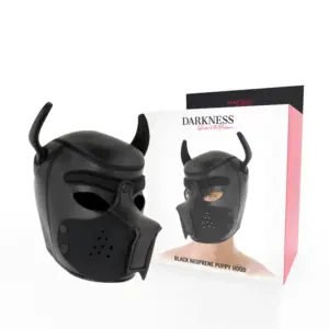 DARKNESS - Máscara de perro neopreno L original y cómoda