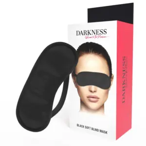 DARKNESS - Máscara Negra Premium para Placer Infinito