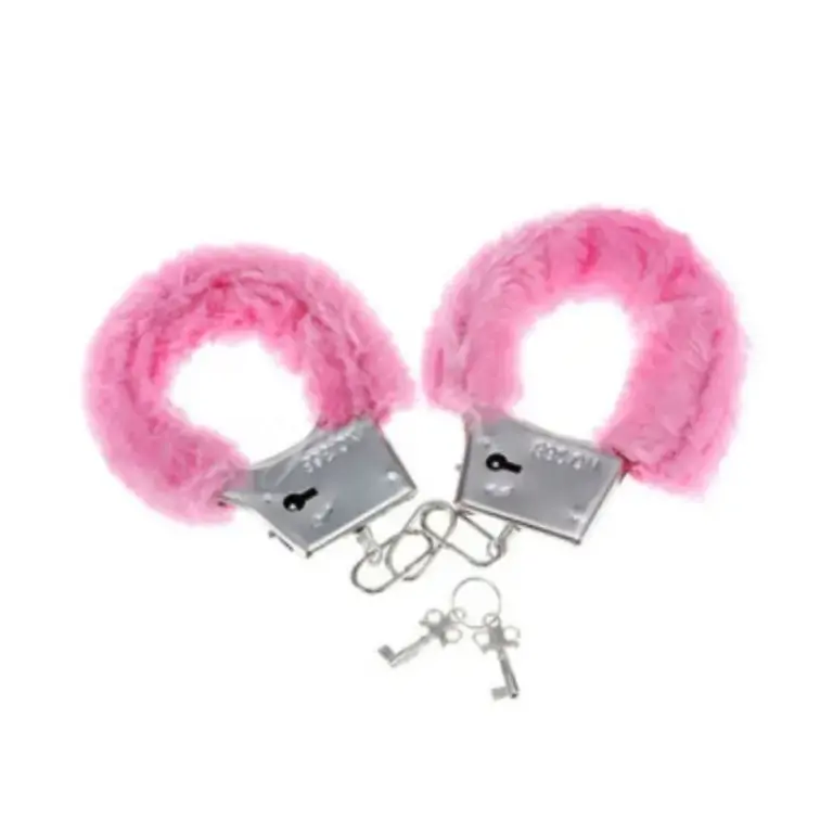 Diablo Picante - Diablo Picante Pleasure Furry Handcuffs Pink | Original y Suave - vista principal