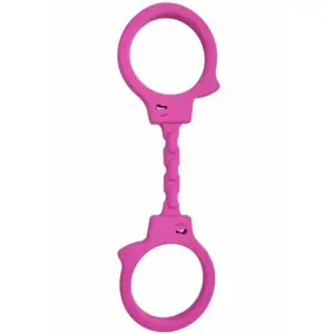 DIVERTY SEX - Diablo Picante Esposas de Silicona Fucsia Originales