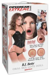 EXTREME DOLLZ - BJ BETTY Muñeca Inflable Realista Premium
