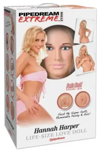 EXTREME DOLLZ - HANNAH HARPER Muñeca Inflable Premium Realista