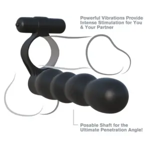 FANTASY C-RINGZ - Posable Double Penetrator Premium para Placer Sin Límites