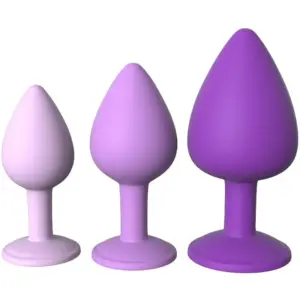 Fantasy For Her - Plugs Anales Violetas Premium para Principiantes